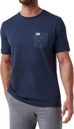 Travis Mathew Good Ol Days Short Sleeve Tee In Total Eclipse