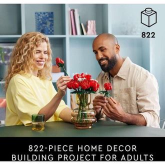 OEM Conjunto De Bloques Para Ramo De Rosas - Centro De Mesa Floral Artificial Para Adultos Mayores De 18 A&ntilde;os - Decoraci&oacute;n Floral Navide&ntilde;a