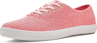 Keds Keds Champion Seasonal Womens Shoes Neon Coral Cotton Mesh : 6.5 B - Medium, Canvas