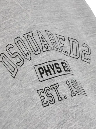 Dsquared2 Cotton-Viscose Blend Hoodie - Gray