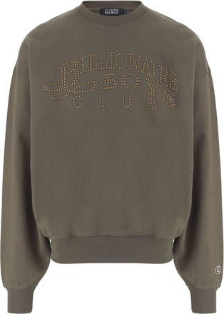 Billionaire Boys Club Cotton Sweatshirt With Studded Appliqu&eacute; Logo