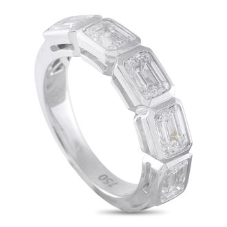 Luxury Bazaar 18K White Gold 2.66ct Diamond Ring ALR-18350
