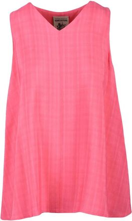 Semicouture Flared Viscose Top - Pink