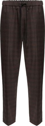 Maison Margiela Pantaloni a quadri - Marrone