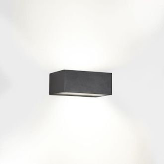Leds - C4 Leds C4 Nemesis Led 90x220mm Exterior Led Up Down Light Urban Grey, Opal Ip65 17.5w 2700k