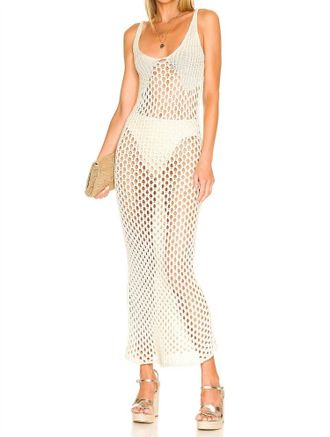 Misa Ursula Slip Dress In Natural