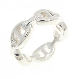 Herm&egrave;s Silver 925 Band Ring (Pre-Owned)