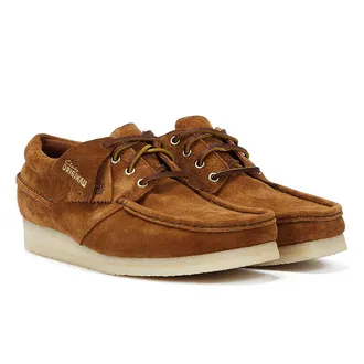 Clarks Wallabee Boot Suede Heren Cola Veterschoenen