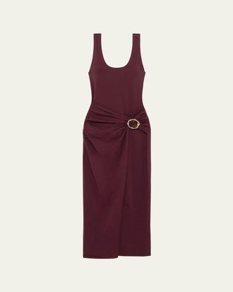SIMKHAI Genne Draped Tank Dress