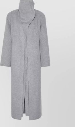 Sportmax virgin wool long double-breasted coat