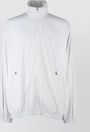 Balenciaga collar zip pockets elastic cuffs