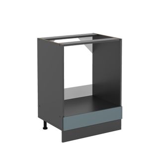 Vicco Armario Para Horno Empotrado R-line, Gris Azulado, 60 Cm Sin Encimera