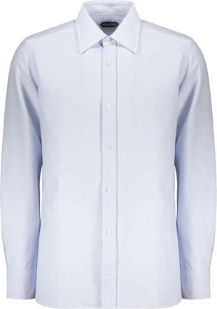 Tom Ford Camicia con colletto classico - Blu