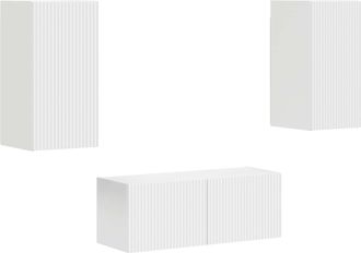 vidaXL Conjunto De Mueble De Tv 2 Uds. Madera De Ingenier&iacute;a Vidaxl