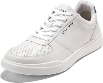 Cole Haan Grand+ C41925 Sneaker Mens White Leather Casual Shoes Hawk2818