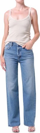 A Gold E Womens Ren Wide Leg Jeans In Measure