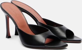 Amina Muaddi Mules Alexa 95 in pelle