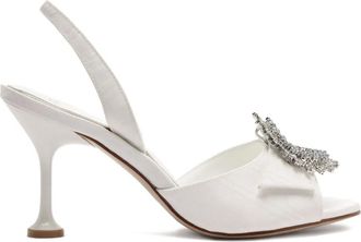 Alexandre Birman 85 mm Madelina sandalen met hak - Wit