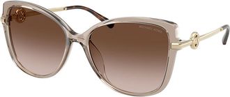 Michael Kors MK2290U ATHENS 394013 Womens Sunglasses Brown Size 57