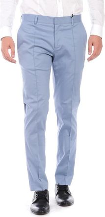 Daniele Alessandrini Jeans - Heren - Nette broeken - Blauw - M - Katoen - Broeken