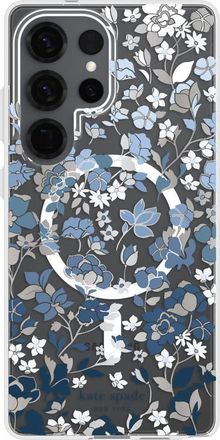 Kate Spade New York Protective Hardshell Case with Magnet for Samsung Galaxy S25 Ultra in Blue at Nordstrom