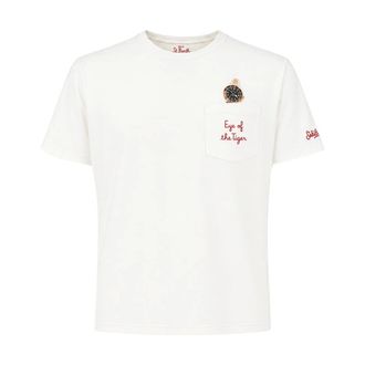 MC2 Saint Barth T-Shirts, male, White, Size: XL Austin T-shirt