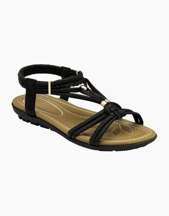 Lotus Womens Lotus Domenica ladies sandal in Black - Tan - Size: 4