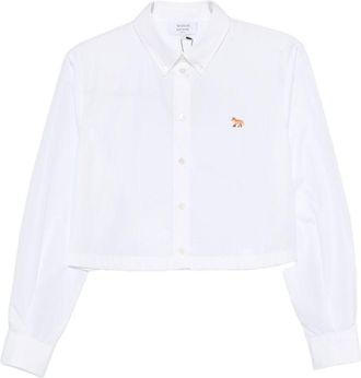 Maison Kitsun&eacute; Baby Fox Cropped Shirt