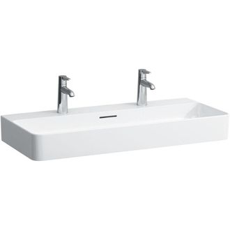 Laufen Laufen - Lavabo Val, Bajo Encimera, 2 Agujeros Para Grifer&iacute;a, Con