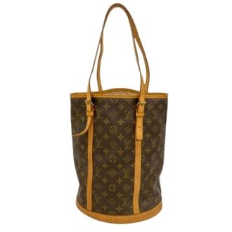 Louis Vuitton Pre-owned Bucket Bags, female, Brown, Size: ONE SIZE Pre-owned Bucket GM Tote Bag