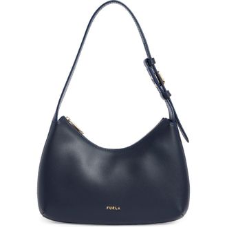 Furla Febe Leather Hobo Bag in Blu Reale at Nordstrom Rack