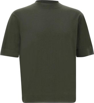 FILIPPO DE LAURENTIIS Tops, Heren, Groen, L, Katoen, MC Over T-Shirt