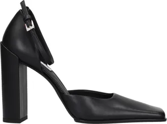 Alaia Black Leather High Heel Womens Pumps