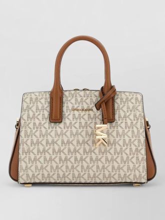 Michael Kors laila printed canvas shoulder bag top handles