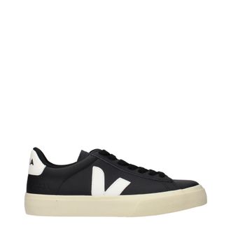 Veja Sneakers Campo Leder Damen Schwarz/Wei&szlig;