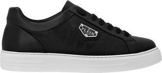 Philipp Plein Low Top Sneakers Cocco - unisex - Sneakers - Zwart - 38 EU - Leer - Schoenen