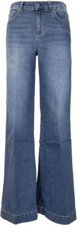Liu Jo Flared Jeans - Dames - Flared Jeans - Blauw - W27 - Katoen - Jeans