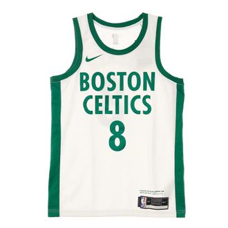 Nike Sportswear, male, White, Size: 2XL Basketball Swingman Jersey Kemba Walker Edition