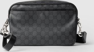 Gucci Essence Classic Small Crossbody Bag, Black, GG Canvas