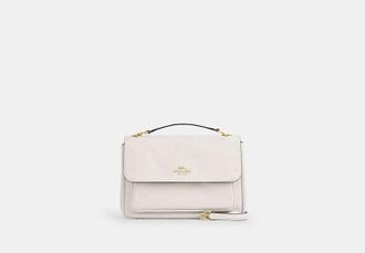 Coach Womens Elodie Crossbody Bag in White | Leather