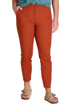 Toad & Co Earthworks Ankle Pant in Cinnamon at Nordstrom, Size 4