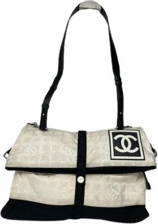 Chanel Pre-owned Shoulder Bags, female, White, Size: ONE SIZE Pre-owned Vintage Shoulder Bag