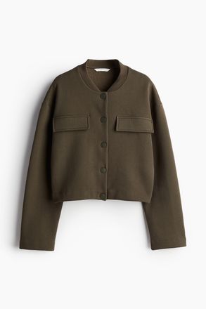 H&M Sweat-Cardigan - Green