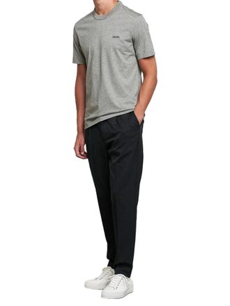Ermenegildo Zegna Crewneck Cotton T-Shirt - Gray