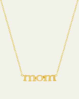 Jennifer Meyer 18k Mom Pendant Necklace