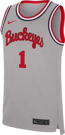 Nike Ohio State Replica Nike Mens College Basketball Jersey in Grey | NCBJ0GETOH-VHA