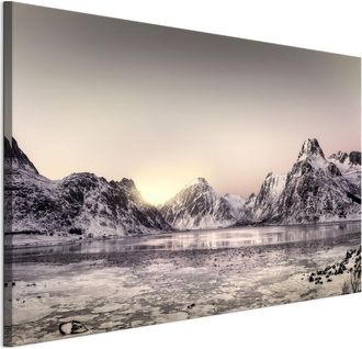 OEM Cuadro Sobre Lienzo Italiano De 90 X 60 Cm - Estilo Escandinavo - Naturaleza Cuadro Sobre Lienzo Italiano De 120 X 80 Cm - Estilo Escandinavo - Natura