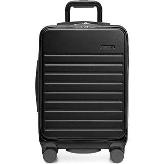 Travelers Choice Mykel 22-Inch Carry-On Hardside Spinner Luggage in Black at Nordstrom Rack