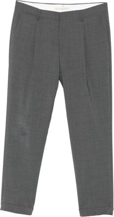 BRIGLIA 1949 Tiberios Broek - Heren - Nette broeken - Grijs - S - Katoen - Broeken