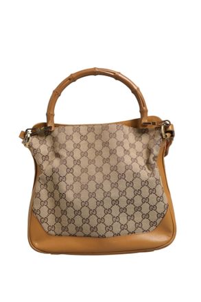 Gucci Diana Small Shoulder Bag in GG Womens Canvas (Pre-Owned)
